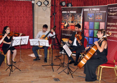 Victor M. Casero (España) con el cuarteto de cuerda Chagall.