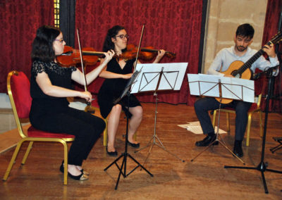 Victor M. Casero (España) con el cuarteto de cuerda Chagall.