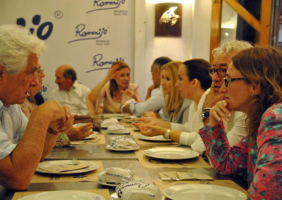 Abendessen im Restaurant Romerijo