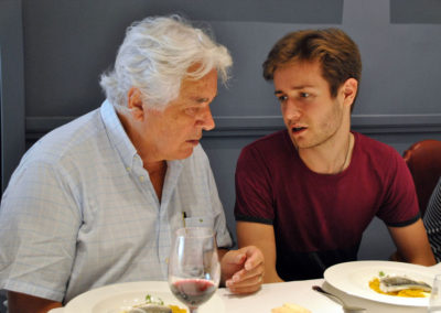 Engel mit Stanislav Steshenko im Restaurant El Faro